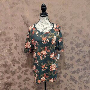 LuLaRoe Floral Irma Tunic, Size XS, New With Tags!